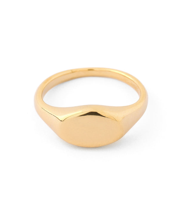 ピンキー　リング　シグネットリング Quetzal スクロール シグネットリング ラウンド S 1号～17号 指輪