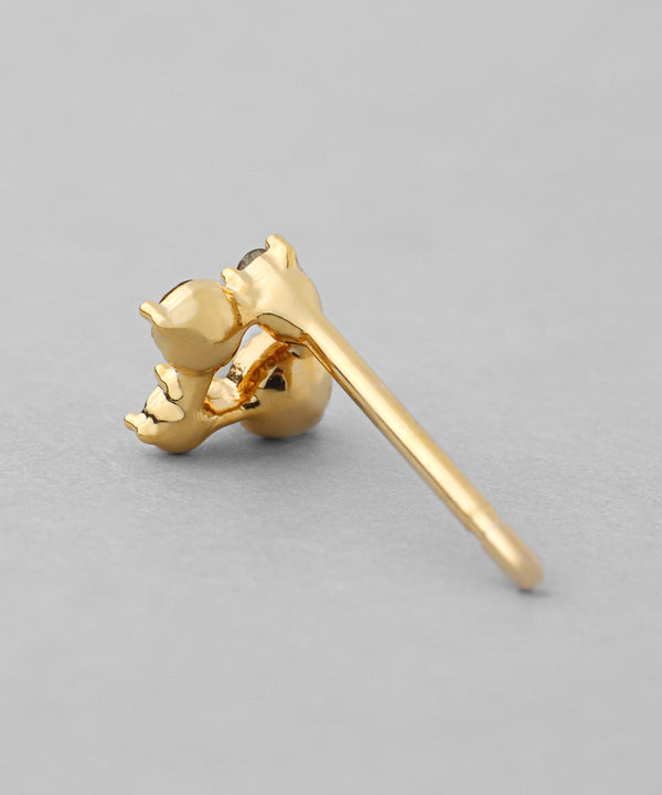パール×ビジューピアス