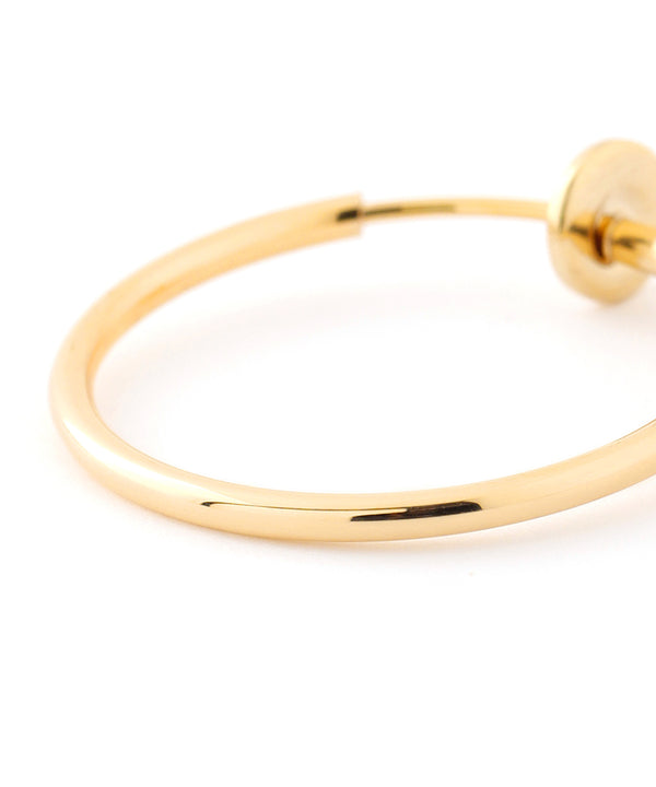 metal hoop earrings