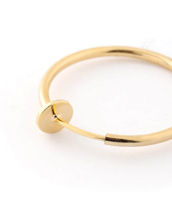 メタルフープイヤリング