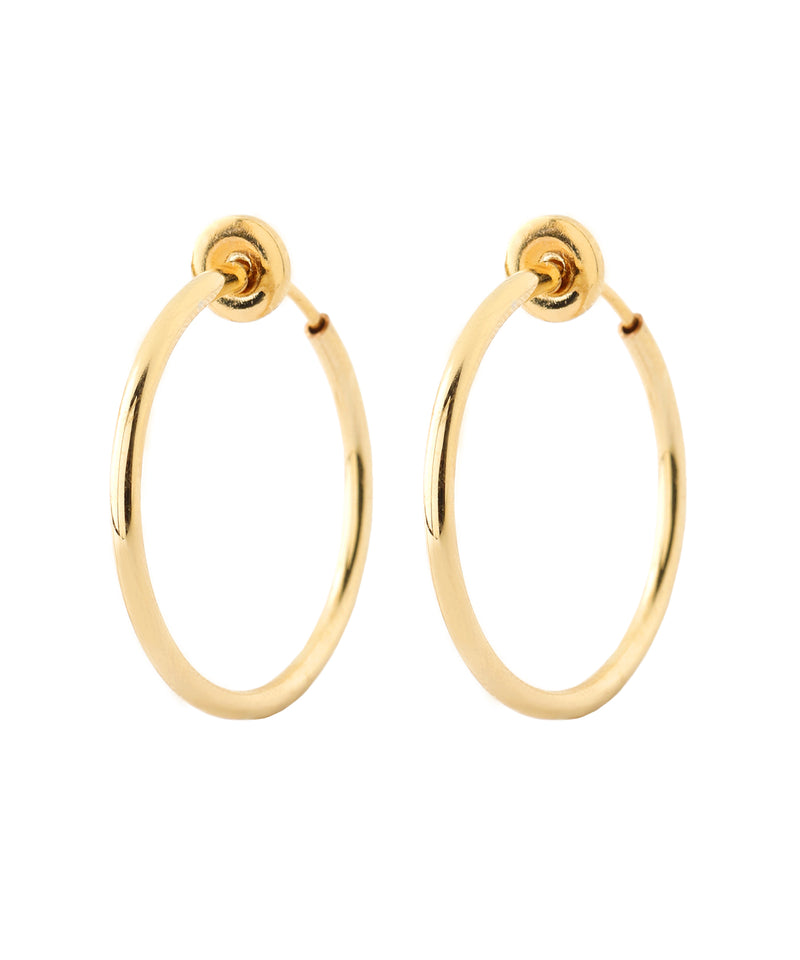 metal hoop earrings
