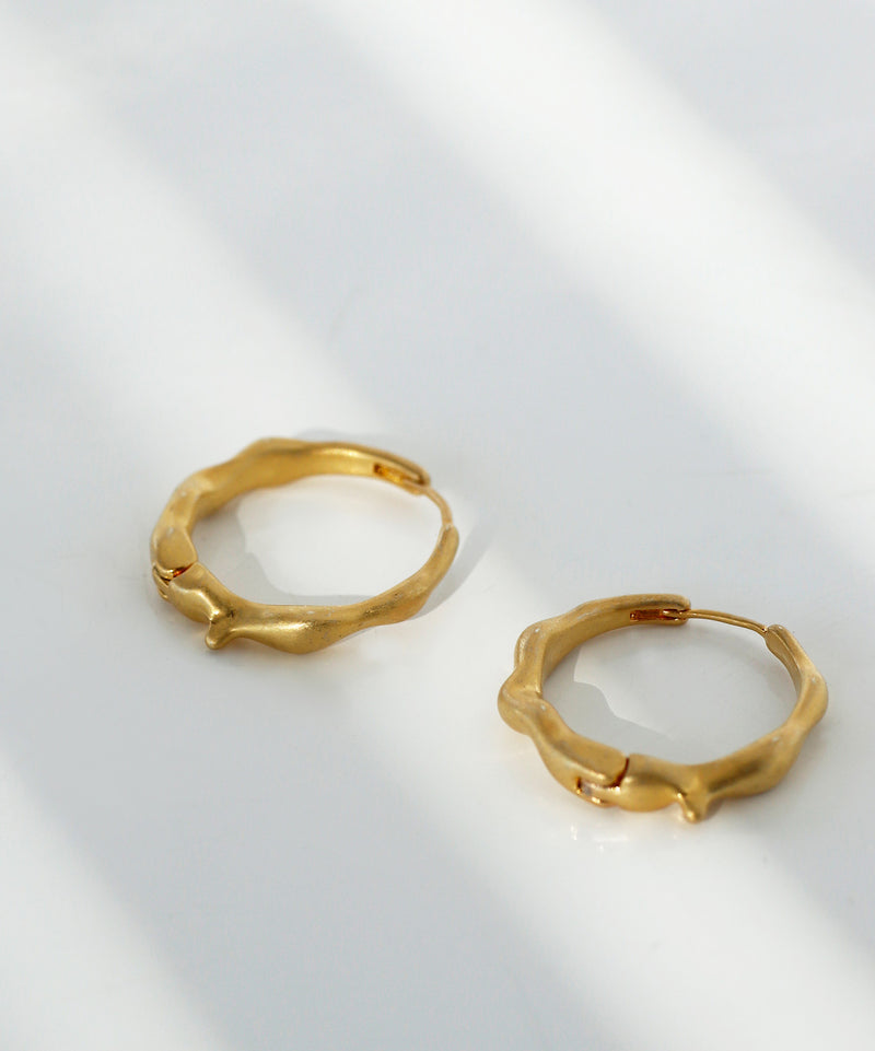 ニュアンスフープピアス[Ownideal]