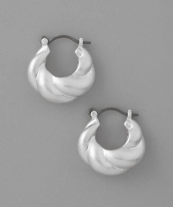 ボリュームツイストピアス[Ownideal]