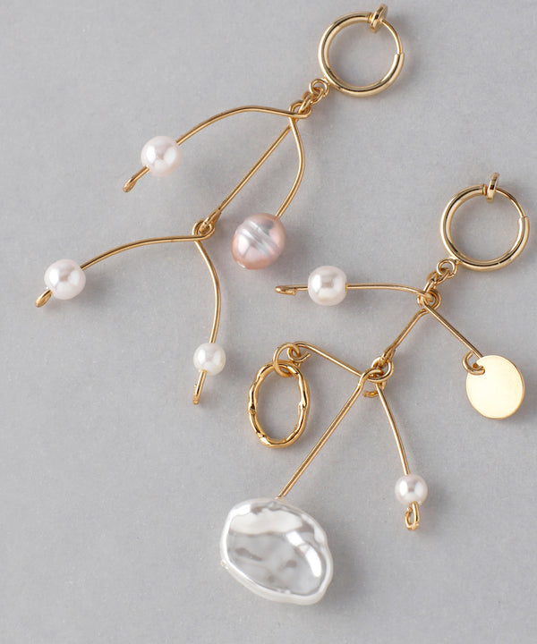 Pearl multi-design earrings [Sheerchic]