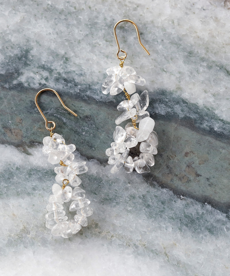 Gemstone earrings [Sheeechic]
