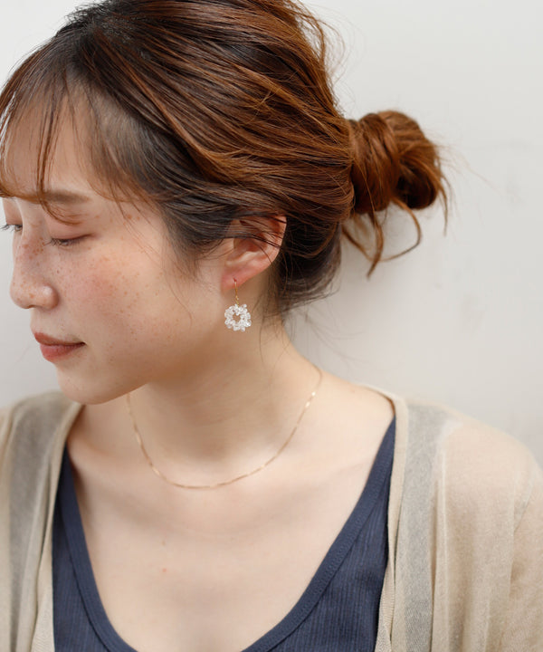 ジェムストーンミニピアス[Sheeechic]