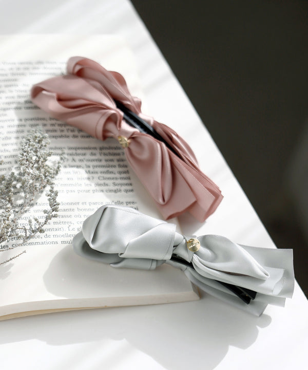 重なりリボンバナナクリップ