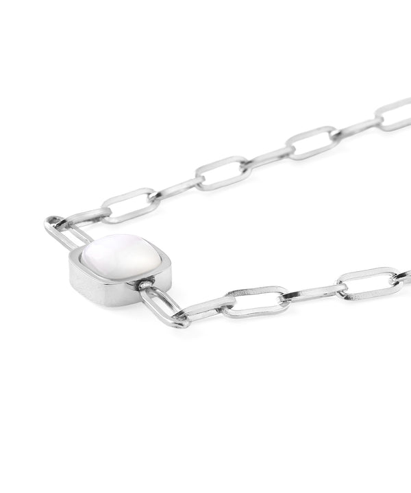 【ステンレス】シェルストーンブレスレット