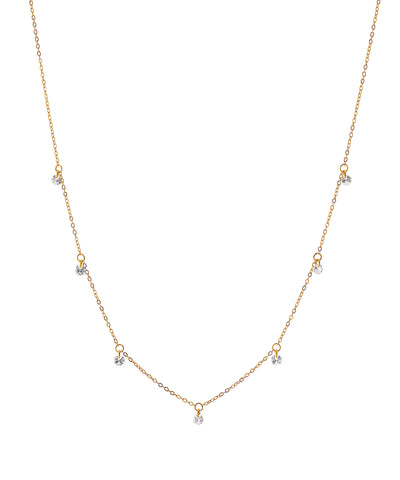 [Stainless Steel] Bijou Station Necklace