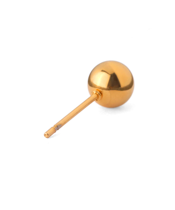 【ステンレス】メタルスフィアピアス