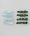 Multi-pattern cloud hair clip [A] [Set of 2]