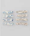Multi-pattern cloud hair clip [A] [Set of 2]