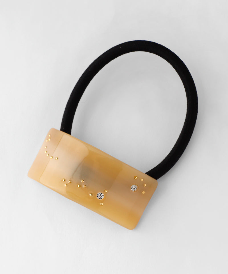 Square Plate Hair Tie [Stella]