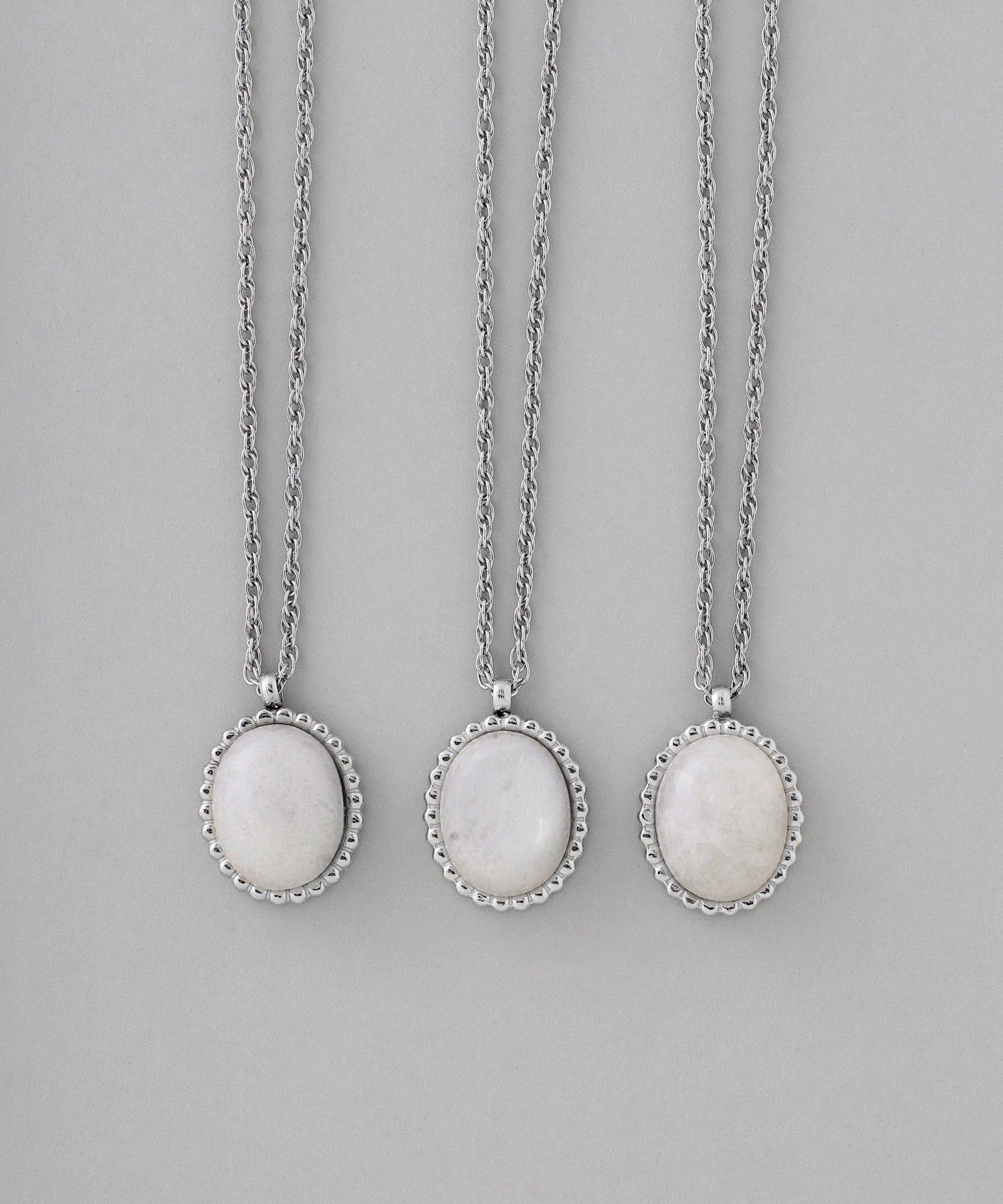 mimi33】【ステンレスIP】ストーンネックレス[Ownideal]｜アネモネ