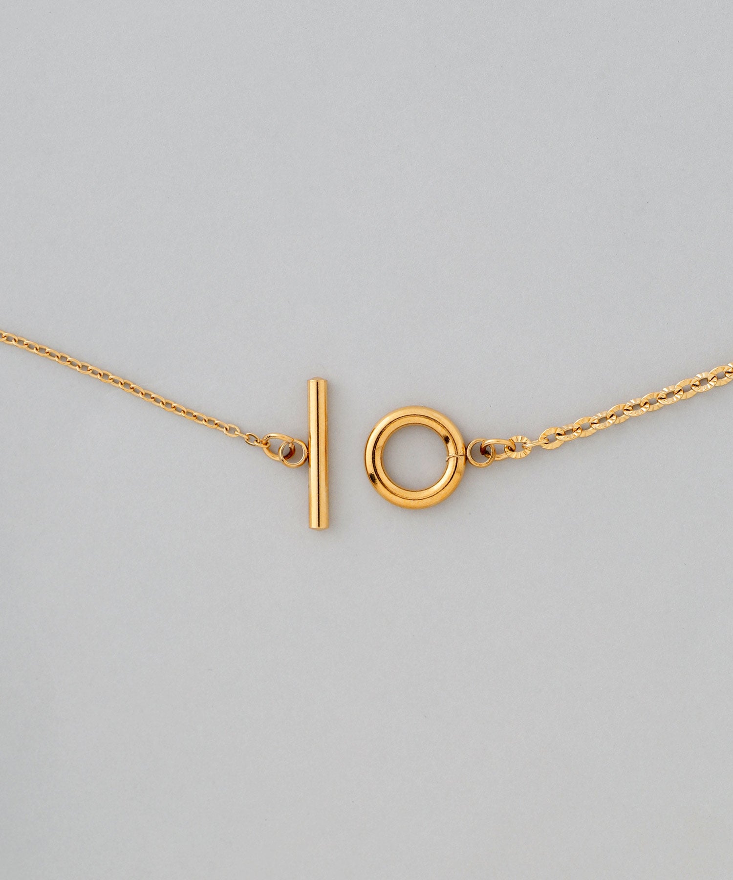 M.U.L. チェーンラリエットネックレス ・マットゴールド M.U.L. チェーンラリエットネックレス ・マットゴールド M.U.L.