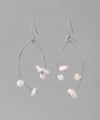 Freshwater pearl earrings [Sheerchic]