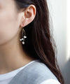 Freshwater pearl earrings [Sheerchic]