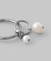2WAYパールアシメフープピアス[ステンレス][Ownideal]