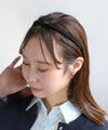 Suede chic color headband