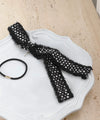 Tweed Ribbon Pony Hook