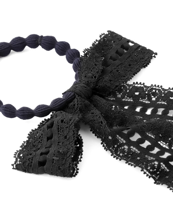 レースリボンヘアゴム