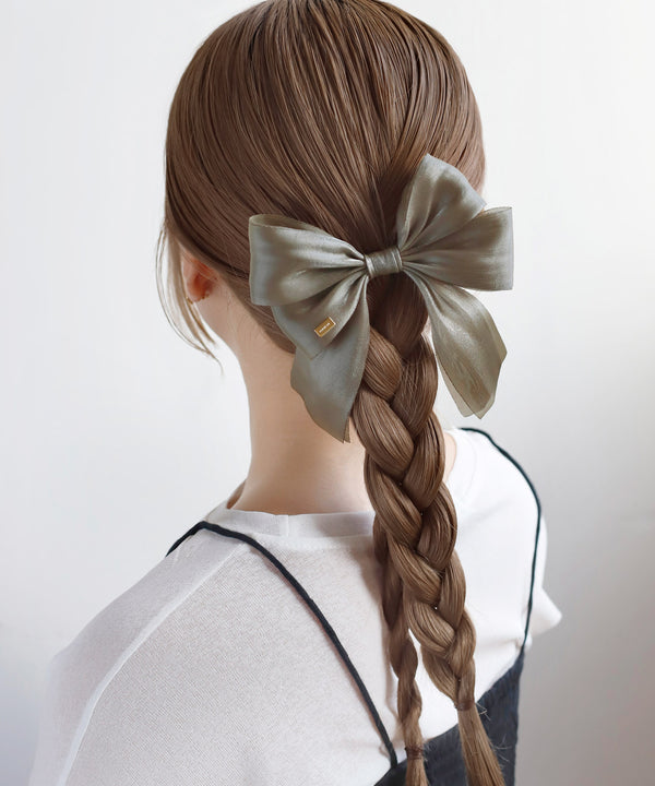 シアービッグリボンクリップ