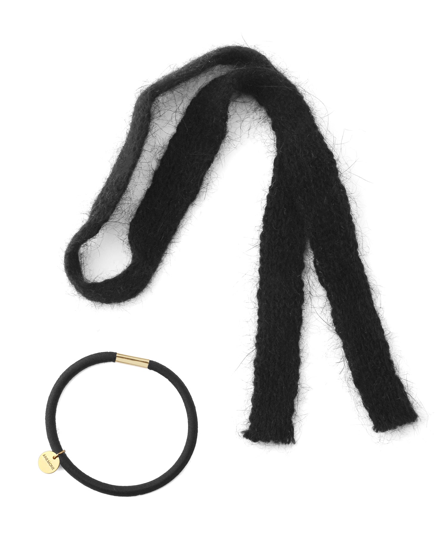 ANEMONE】ニットリボンヘアゴム｜アネモネ・シエナロゼ