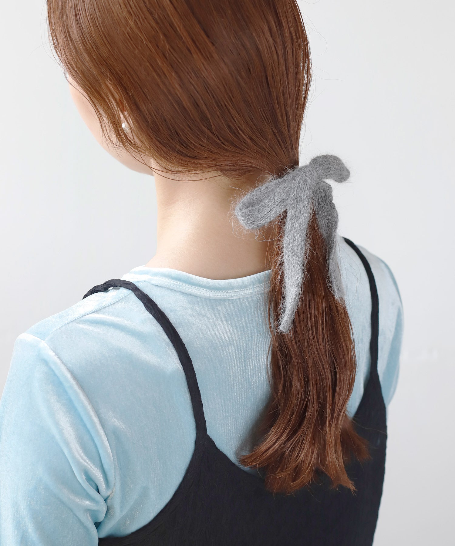 ANEMONE】ニットリボンヘアゴム｜アネモネ・シエナロゼ