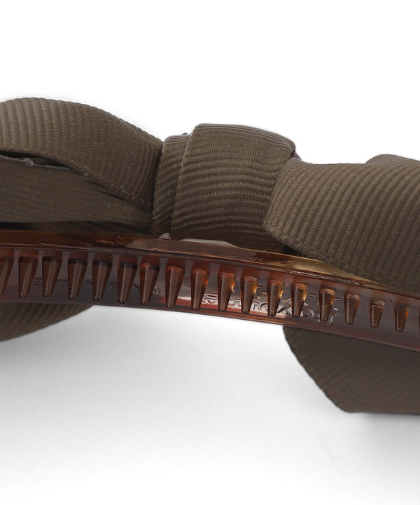 ボリュームグログランリボンバナナクリップ