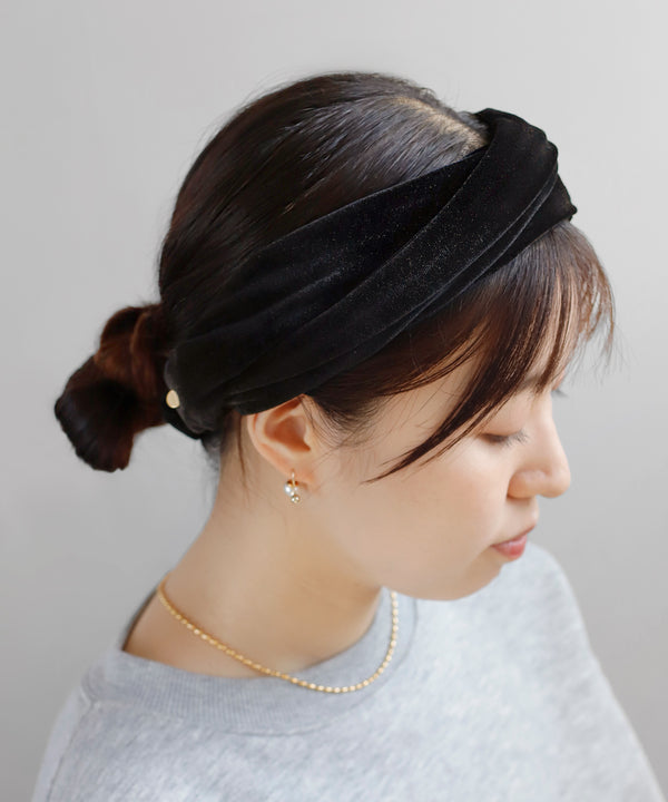 ベロアバックワイヤーターバン