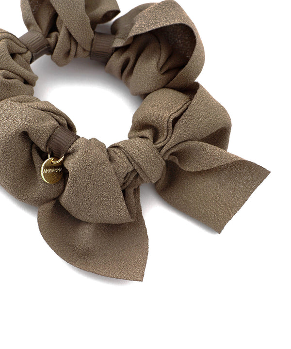 ボリュームリボンシュシュ