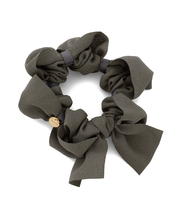 ボリュームリボンシュシュ