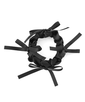 サテン編みリボンシュシュ