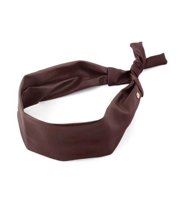 レザー調ターバン