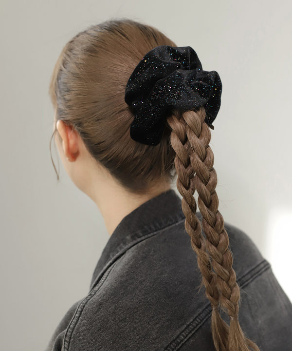 Glitter Velvet Scrunchie