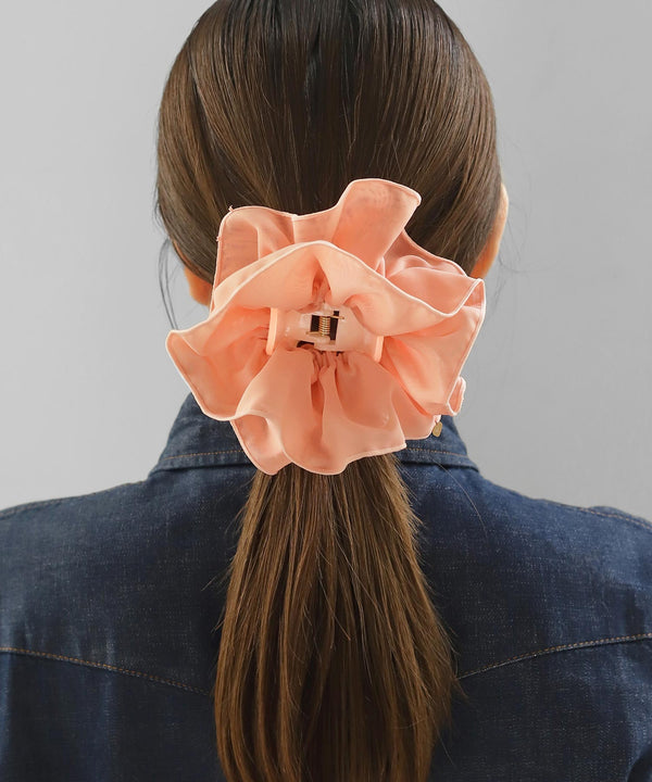 フラワーシュシュクリップ