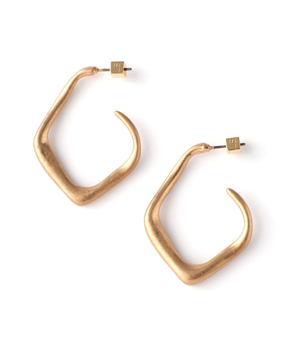 クラフトメタルフープピアス[Owindeal]