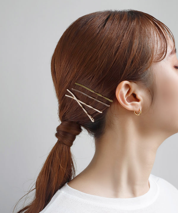 マルチカラーヘアピン[6本セット]