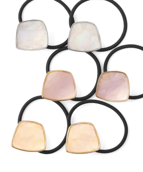 シェルプレートヘアゴム