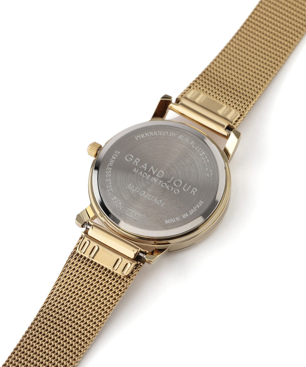 【GRAND JOUR】シェルラウンドフェイスウォッチ