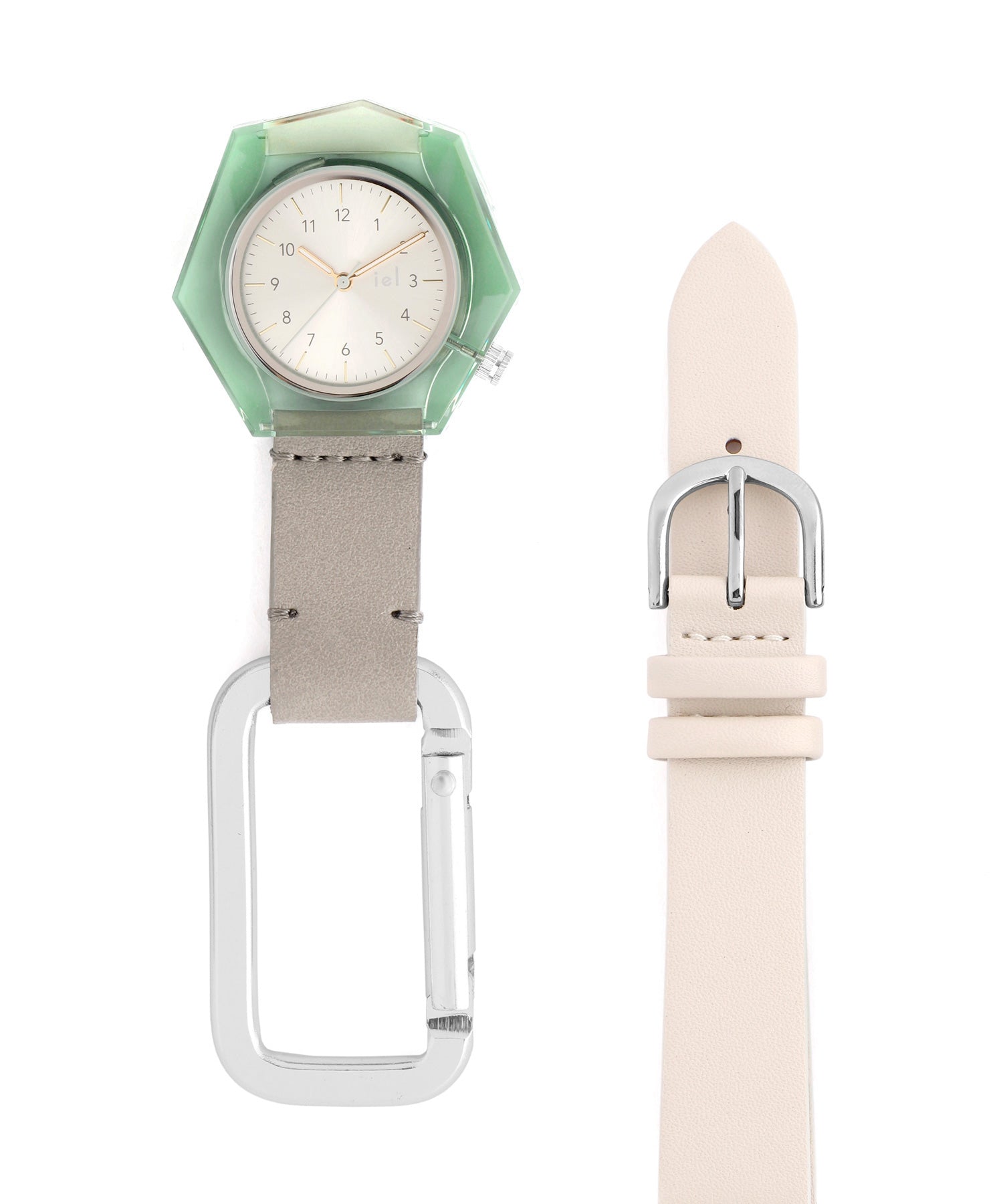 ANEMONE】【iel】クリアカラビナ2WAYウォッチ[Licht]｜SANPO ONLINE