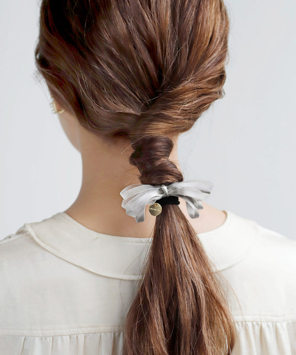 スリムシアーリボンヘアゴム