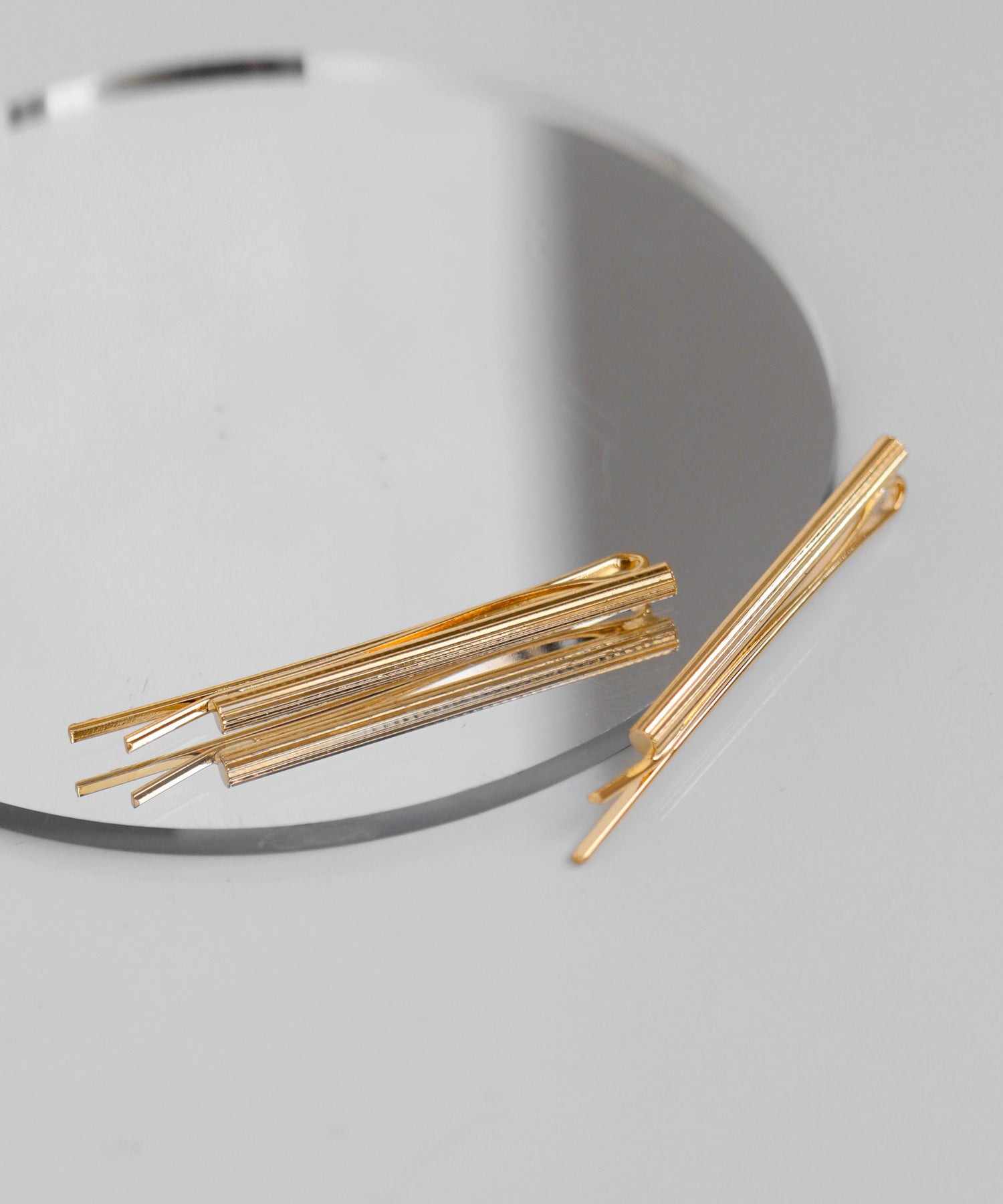 ANEMONE】メタルラインヘアピン[2本セット]｜アネモネ・シエナロゼ