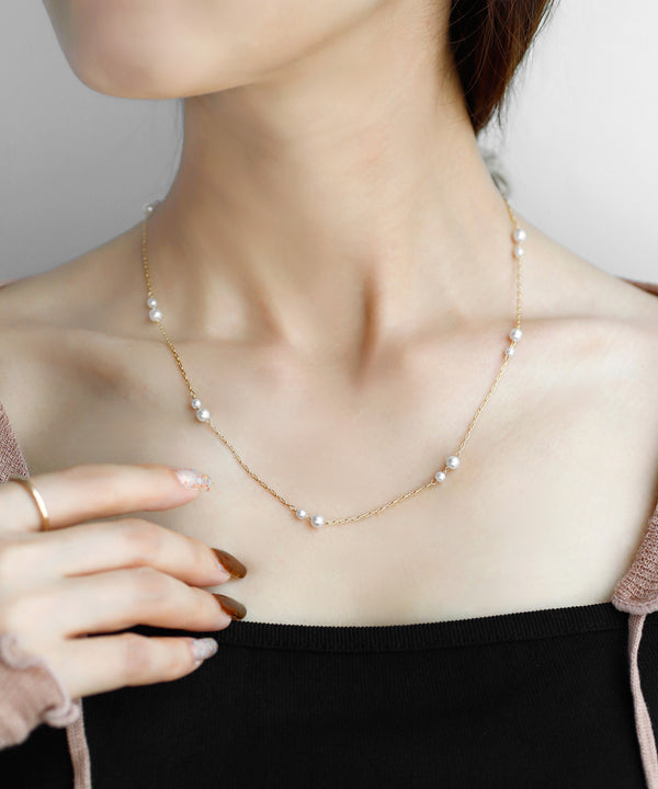 パールステーションネックレス