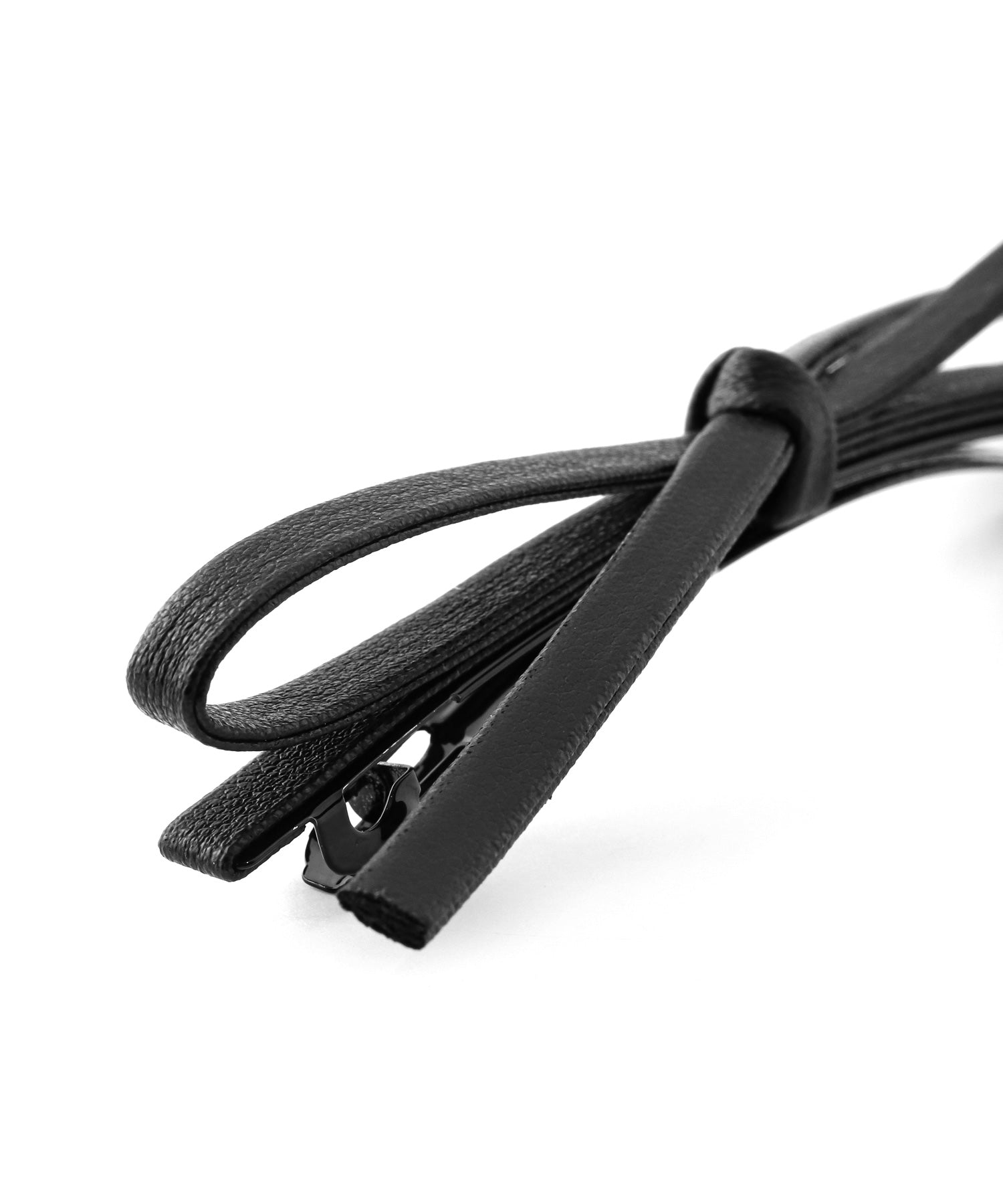 ANEMONE】レザー調リボンバレッタ｜アネモネ・シエナロゼ・ミミサン