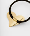 Metal Plate Hair Tie [Heart]