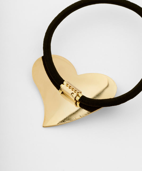 Metal Plate Hair Tie [Heart]