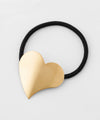 Metal Plate Hair Tie [Heart]