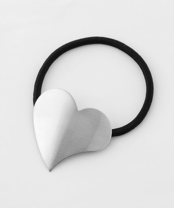Metal Plate Hair Tie [Heart]