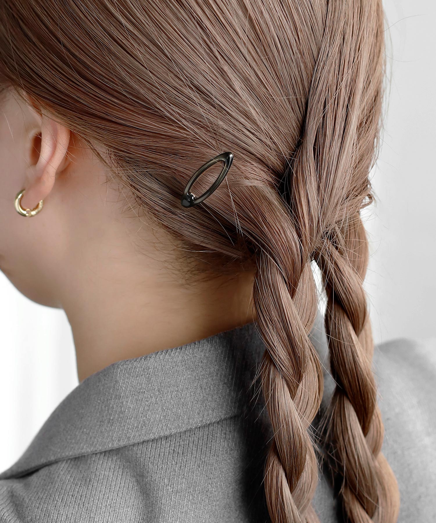 ANEMONE】シックカラーミニぱっちんピン[2本セット]｜アネモネ